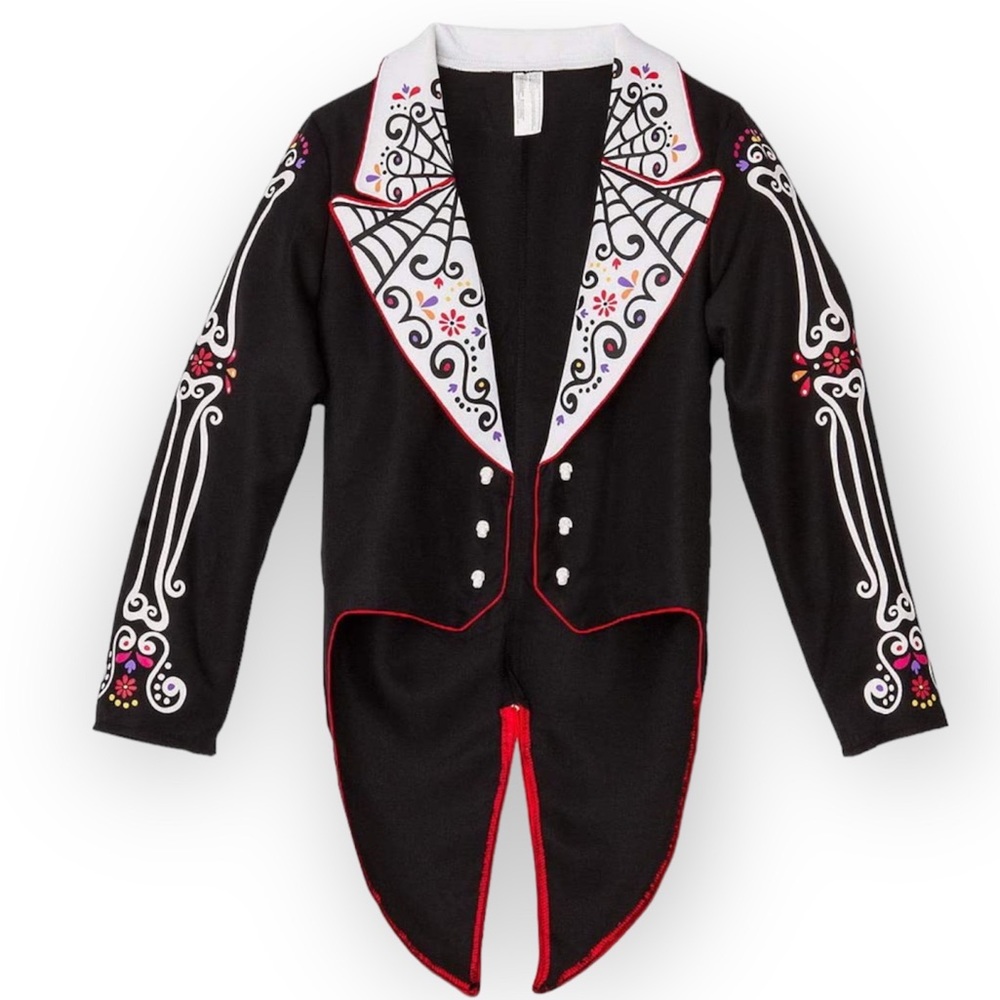 Amscan Day Of The Dead TailCoat Teen/Adult Halloween Costume